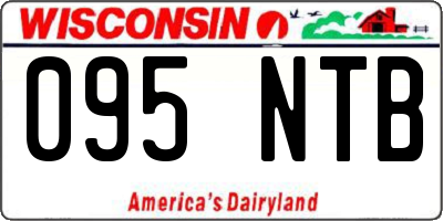 WI license plate 095NTB