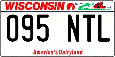 WI license plate 095NTL