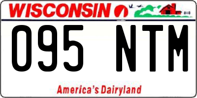 WI license plate 095NTM