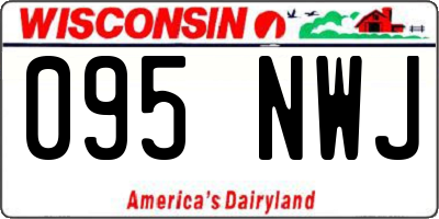 WI license plate 095NWJ
