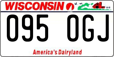 WI license plate 095OGJ