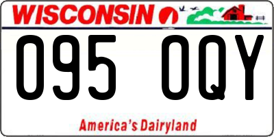 WI license plate 095OQY