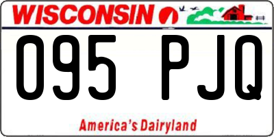 WI license plate 095PJQ