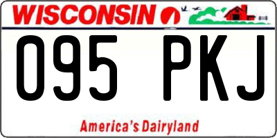 WI license plate 095PKJ