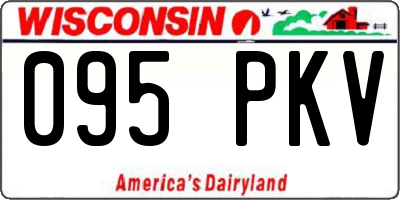 WI license plate 095PKV