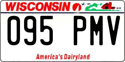 WI license plate 095PMV