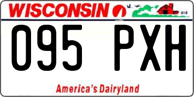 WI license plate 095PXH