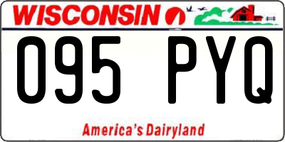 WI license plate 095PYQ