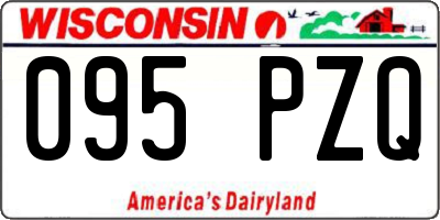 WI license plate 095PZQ