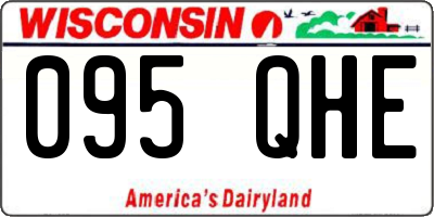 WI license plate 095QHE