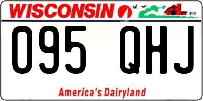WI license plate 095QHJ