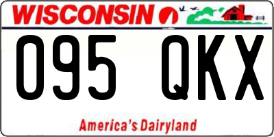 WI license plate 095QKX