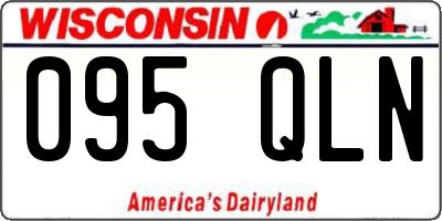 WI license plate 095QLN