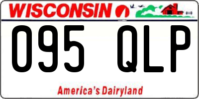 WI license plate 095QLP