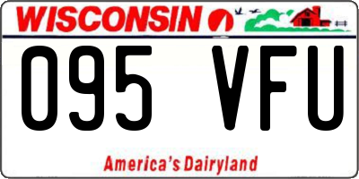 WI license plate 095VFU