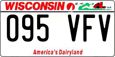 WI license plate 095VFV