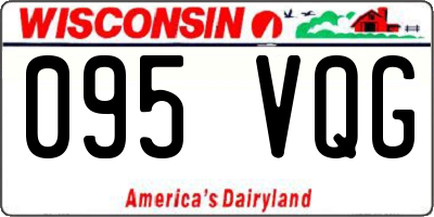WI license plate 095VQG