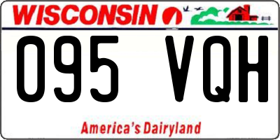 WI license plate 095VQH