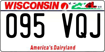WI license plate 095VQJ