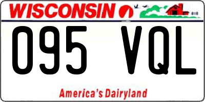 WI license plate 095VQL