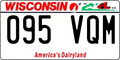 WI license plate 095VQM