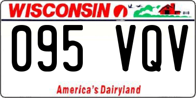 WI license plate 095VQV