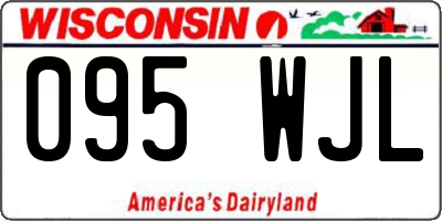 WI license plate 095WJL