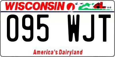WI license plate 095WJT