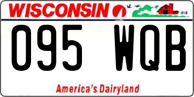WI license plate 095WQB
