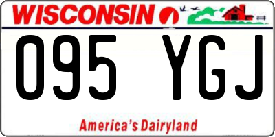 WI license plate 095YGJ