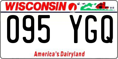 WI license plate 095YGQ