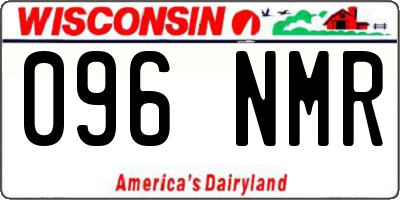 WI license plate 096NMR
