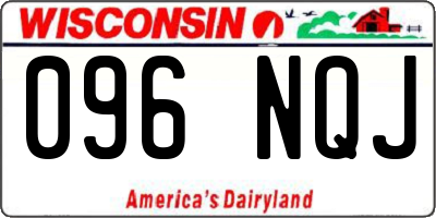 WI license plate 096NQJ