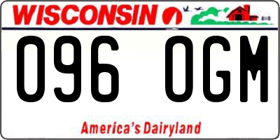 WI license plate 096OGM