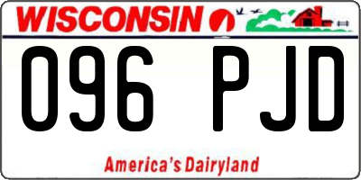 WI license plate 096PJD