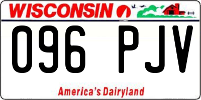 WI license plate 096PJV