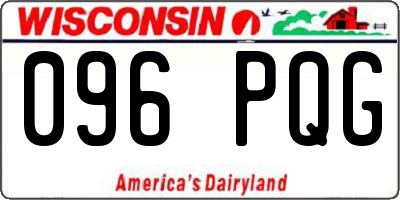WI license plate 096PQG
