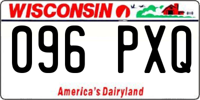 WI license plate 096PXQ