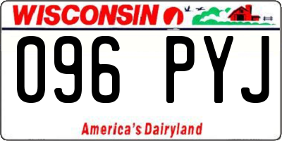 WI license plate 096PYJ