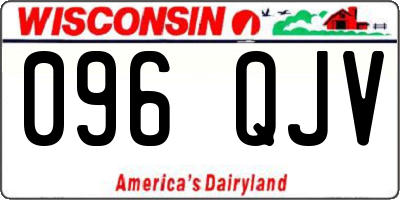 WI license plate 096QJV
