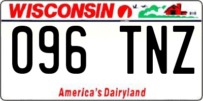 WI license plate 096TNZ