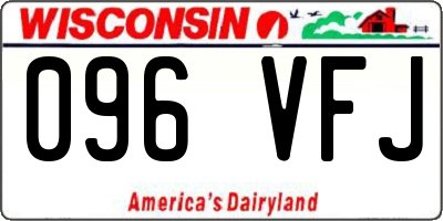 WI license plate 096VFJ