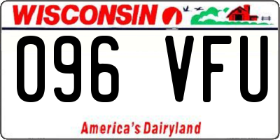 WI license plate 096VFU