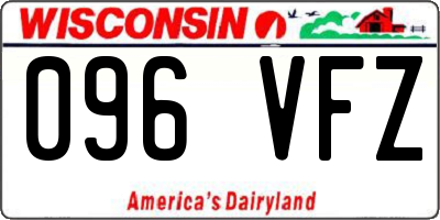 WI license plate 096VFZ