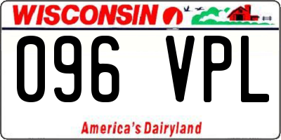 WI license plate 096VPL