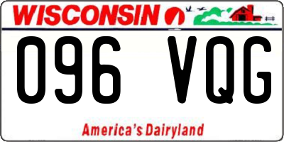 WI license plate 096VQG