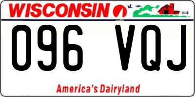WI license plate 096VQJ