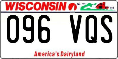 WI license plate 096VQS