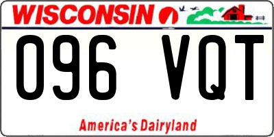 WI license plate 096VQT