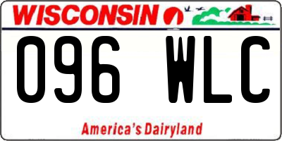WI license plate 096WLC